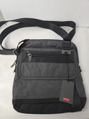 Tumi eastern zip top flap crossbody heather Grey Crossbody Messenger Bag for Men